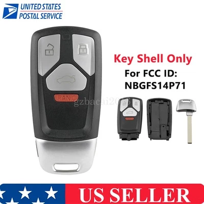 Чехол брелок дистанционный для Audi A4 A5 Q7 TT SQ5 4B 2017 2018 2019 годов выпуска - Изображение 1 из 4