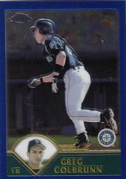 Greg Colbrunn 2003 Topps Traded & Rookies #T77 Chrome Seattle Mariners - Image 1 of 2