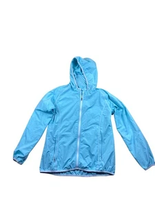 Peter Millar Womens Full Zip Jacket Blue M Windbreaker - Picture 1 of 5