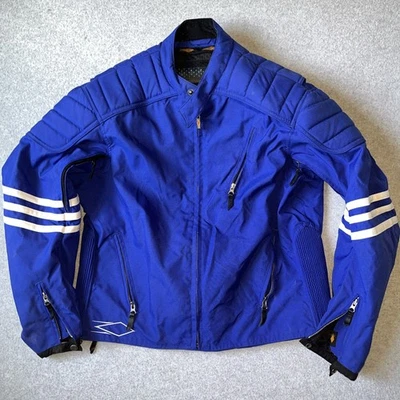 Chaqueta de moto Power Trip para mujer L blindada ventilada forro con cremallera azul Foto 1 de 4