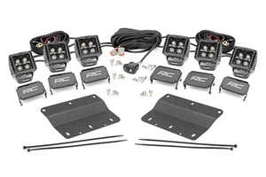 Rough Country DRL Triple LED Fog Light Kit for 2021-2025 Ford Bronco - 51087 - Picture 1 of 9