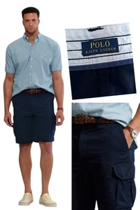 Pantalones Cortos de Carga Polo Ralph Lauren 10.5 Pulgadas Gellar Calce Clásico Talla 42 Alto Nuevos con Etiquetas - Imagen 1 de 12