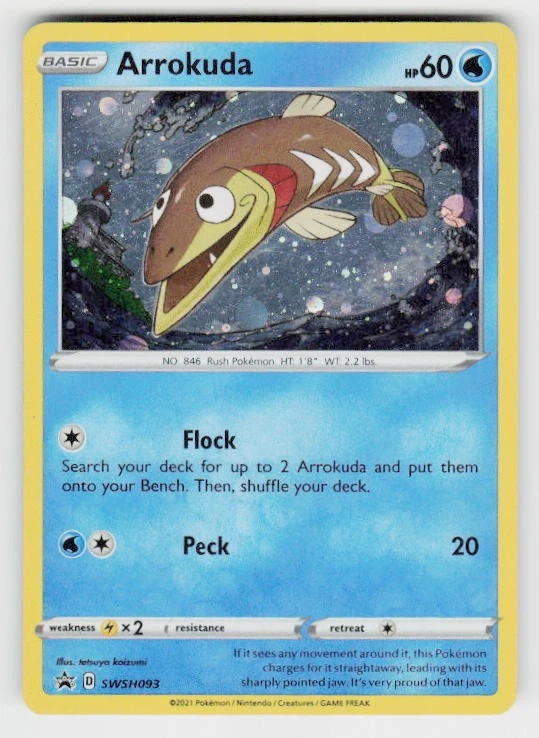 SWSH: Sword & Shield Promo Cards #SWSH093 Arrokuda - Image 1 of 2