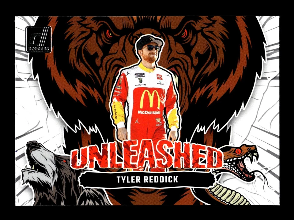 5-05-25 PWE . 2024 donruss nascar #18 tyler reddick UNLEASHED - Image 1 of 2