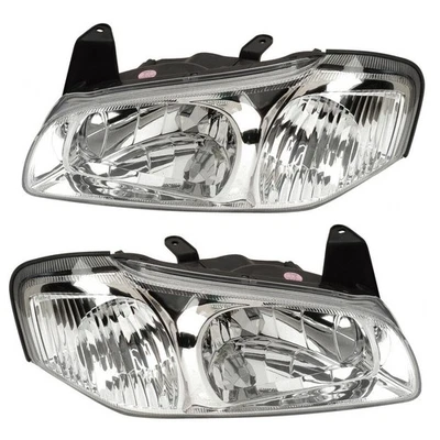 Conjunto de faros para Nissan Máxima 2000 par de bombillas para conductor y pasajero incluidas Foto 1 de 4