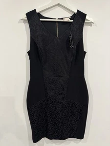 BNWT Next Black Smart Dress Short Length Dress Size 10 Petite - Picture 1 of 6