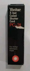 Vivitar 3ft Coiled Shutter Cord Pc-31 - Picture 1 of 4