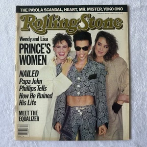 Rolling Stone Magazine Prince Women April 1986 Yoko Ono Issue 472 Payola Scandal - Picture 1 of 4