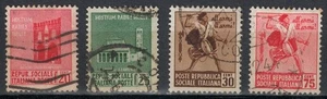 ITALIA RSI 1944 Monumenti distrutti 4v us - Imagen 1 de 1