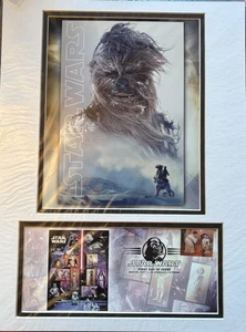 USPS Star Wars Photo of Chewbacca with first day cover, 16"x12" - Picture 1 of 1