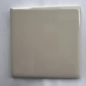 VTG American Olean Bone BULLNOSE Wall Tile 4.25" x 4.25" Glazed 1980’s NOS - Picture 1 of 7