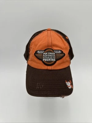 Disney Resort Sombrero Correa Trasera Monorriel Mickey Mouse Español Naranja Envejecido Foto 1 de 4