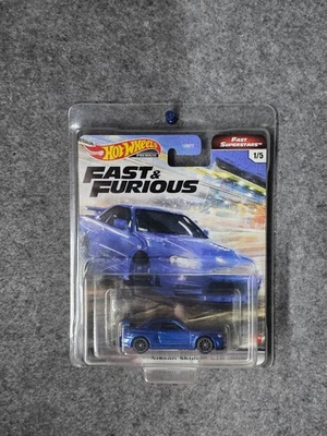 2021 Hot Wheels Premium Fast & Furious Fast Superstars Nissan Skyline GTR BNR34 - Image 1 of 3