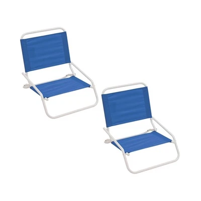 Paquete de 2 sillas de playa de bajo perfil Rio Brands Wave envío rápido Foto 1 de 4