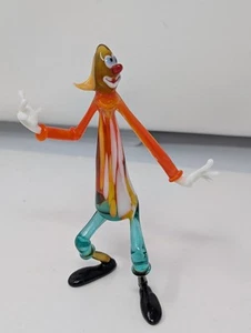Vintage Murano? Kunstglas mundgeblasener Clown - 5 Zoll - einzigartiges buntes Sammlerstück - Bild 1 von 8