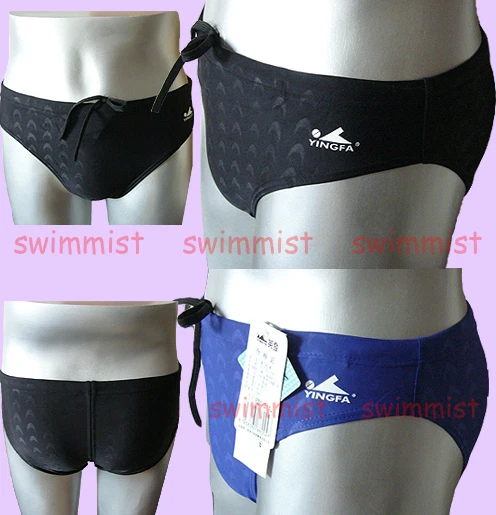 NWT YINGFA 9201 MEN'S COMPETITION TRAINING RACING SWIMMING TRUNKS BRIEF ALL SIZE - Image 1 of 3