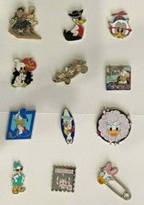 12 Walt Disney Trading Pins - Duck - Donald, Daisy, Scrooge McDuck