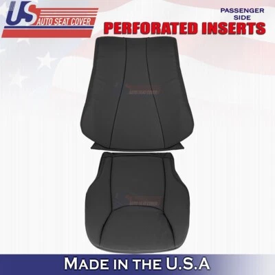 Черный кожаный чехол снизу и сверху для пассажира Mercedes Benz S430 2000–2006 годов выпуска - Изображение 1 из 4