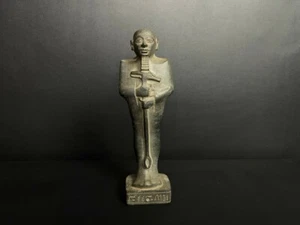 Pieza única del dios egipcio Ptah Ushabti de pie y sosteniendo el palo - Imagen 1 de 10