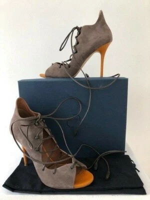 Malone Souliers Savannah Smoke Suede Sandalen Pumps Schuhe Gr. 39 fast neu - Bild 1 von 4