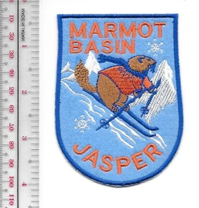 Skiing Alberta Marmot Basin Ski Area Jasper National Park AB Patch - Picture 1 of 1