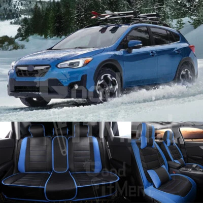 For Subaru Crosstrek 2016-2023 Full Set Car 5 Seat Covers Front & Rear Cushion - Image 1 of 4
