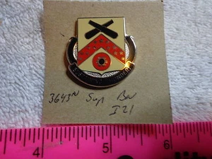 3643rd Support Battalion I21 Unit Crest, DI (DRAW#R8) - Picture 1 of 1