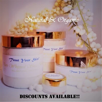 WHIPPED SHEA BUTTER, PURE, NATURAL, ORGANIC, RAW, GRADE A! Scents optional! - Image 1 of 2