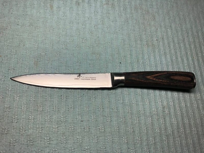 ZHEN VG-10 67 Layers Japanese Damascus Steel Trimmer Knife Pakkawood Handle EC c - Image 1 of 3