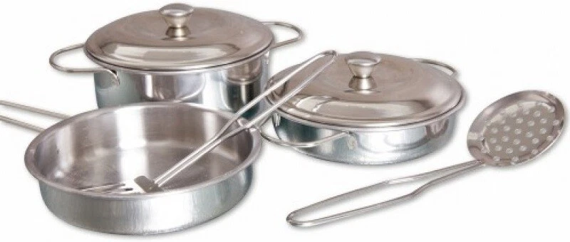 Kaufladen Küche Zubehör Edelstahl Topfset NEU OVP - Bild 1 von 1