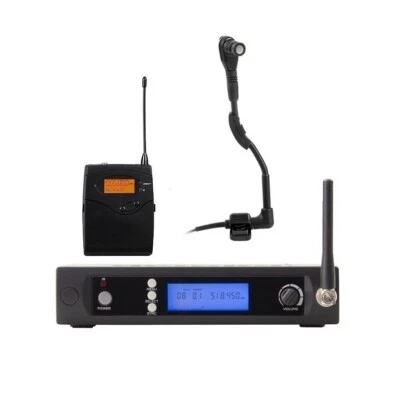 UHF Wireless Instrument Microphone stage performance Cordless microphone System - Image 1 of 4