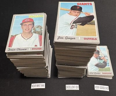 1970 Topps Baseball Cards 301-450 (P-NM) - You Pick - Complete Your Set - Image 1 of 4