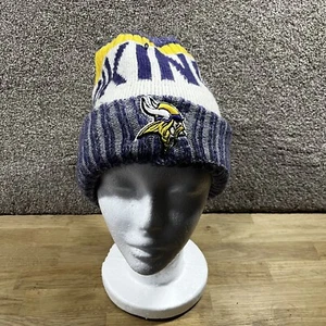 New Era NFL Minnesota Vikings Cap Herren One Size Lila Strick Winter Beanie Mütze - Bild 1 von 11
