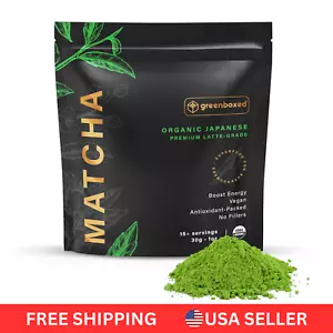 💚💚100% ORGANIC MATCHA POWDER Natural Pure Unsweetened Green Tea Premium Grade  - Picture 1 of 8