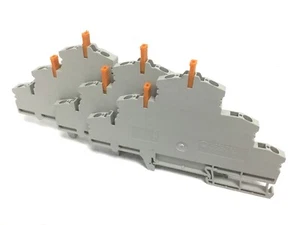 Lot of 3 Allen Bradley 1492-LTF3 Spring Clamp Terminal Blocks 3-Circuit 300V 15A - Picture 1 of 5