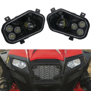 For Polaris Sportsman LED Headlight Kit ATV UTV Replacement Headlight 2012-2013 - Picture 1 of 12