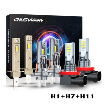 Faro LED luz antiniebla luz alta baja 6000K blanco para Peugeot 308 2009-2013 Foto 1 de 4