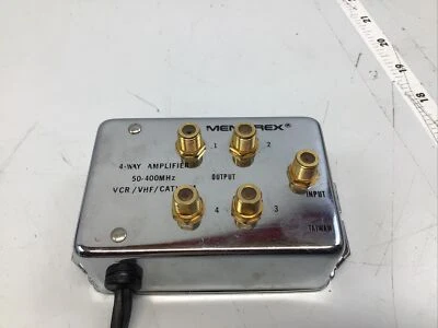 Vintage Memorex Radio Shack 4-Way Distribution Amplifier - Image 1 of 3
