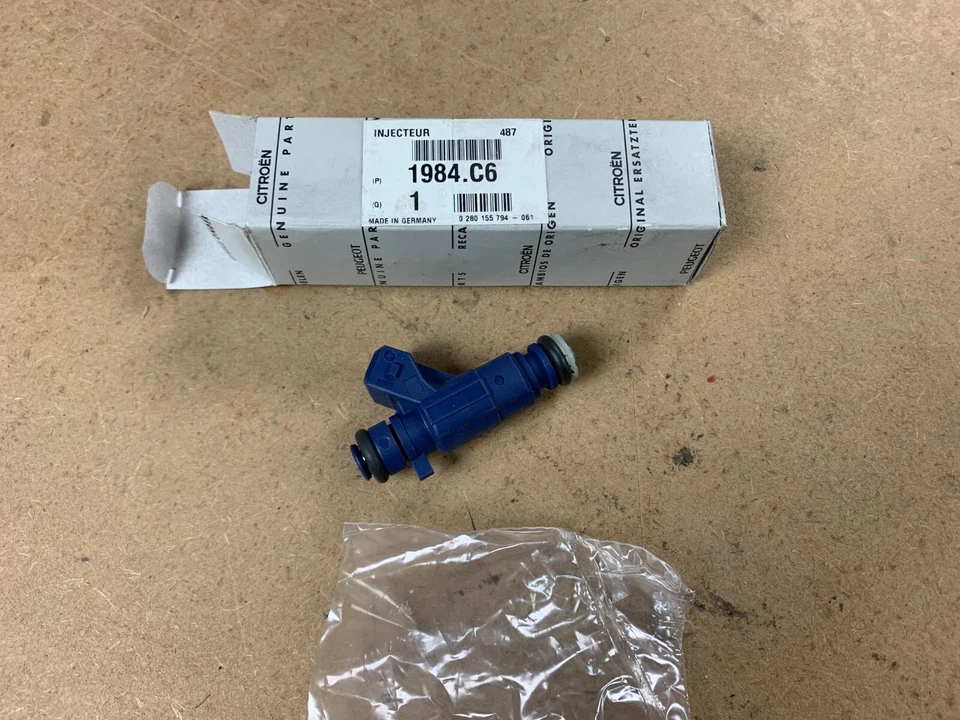 ПОДЛИННЫЙ Peugeot Citroen 206 306 топливная форсунка 1984C6 Bosch 0280155794 новый! СТОИМОСТЬ - Изображение 1 из 1