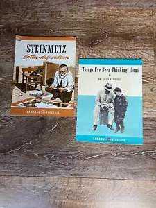 Two Vintage GE Booklets. Things I've Been Thinking About and Steinmetz - Picture 1 of 2