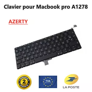 French Keyboard For Apple MacBook Pro Unibody A1278 AZERTY - Picture 1 of 1