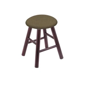 Maple Vanity Stool in Dark Cherry Finish with Graph Cork Seat - Picture 1 of 3