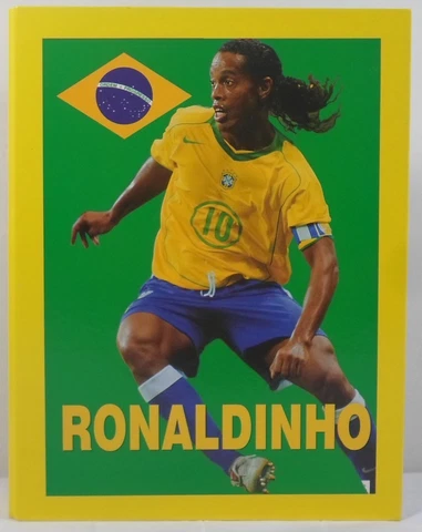 2 RINGS 10'' BINDER DOSSIER BRAZIL RONALDINHO UNUSED SOCCER COLLECTBLE Cover
