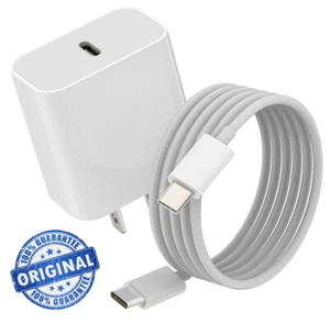Original Type C Fast Wall Charger Type C Cable For Samsung A16 A15 A25 A35 A55 - Picture 1 of 21