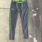 UNDER ARMOUR Men Large Heatgear Green Gray Compression Tights