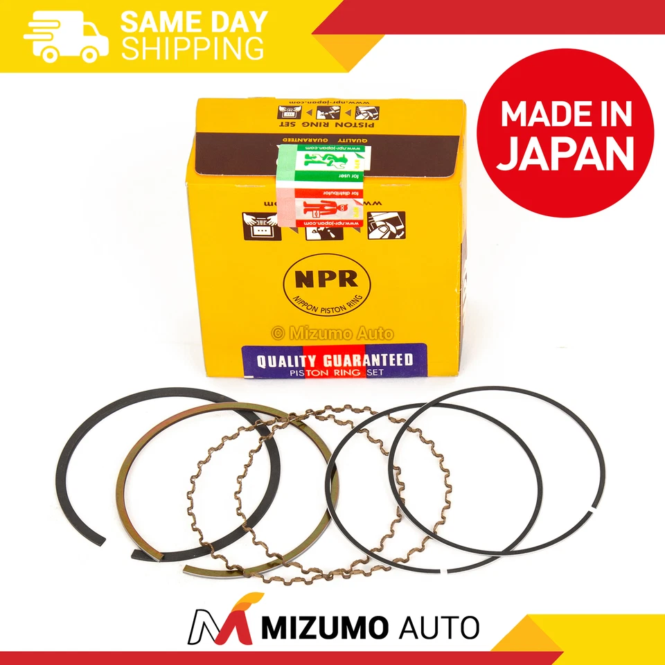 Anillos de pistón NPR aptos para Toyota Cressida Supra 3.0 7MGE 7MGTE 86-92 Foto 1 de 4