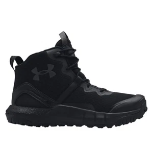 Under Armour Mens Micro G Valsetz Mid Tactical Boots - Black FREE UK Next Day - Picture 1 of 4