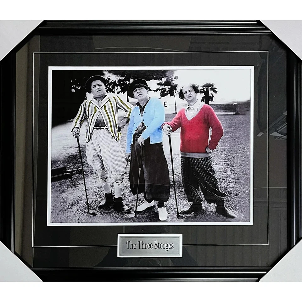 The Three Stooges Framed 16X20 Photo - Image 1 of 1