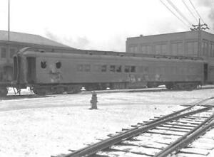 Pullman Car 'Creole' side view showing damage wreck at Bennington PRR Old Photo