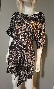 K Dash by Kardashian Animal Print Tunic Size M EUC - Picture 1 of 10